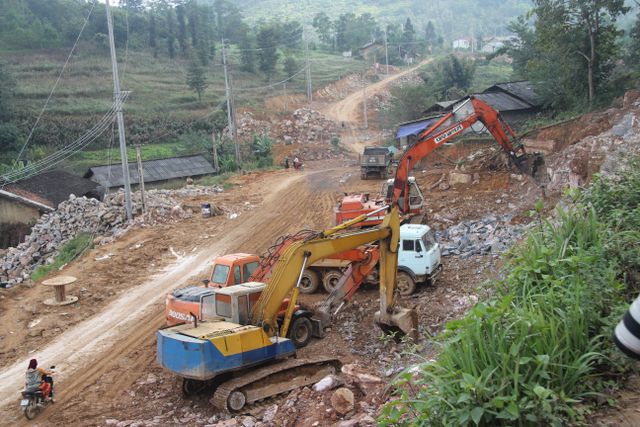 Cận cảnh khu sinh thái tâm linh trái quy hoạch gần Cột cờ Lũng Cú